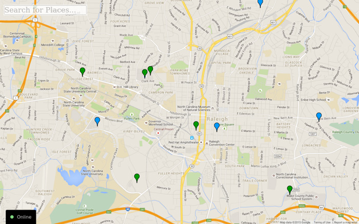 Neighborhood Map Screenshot